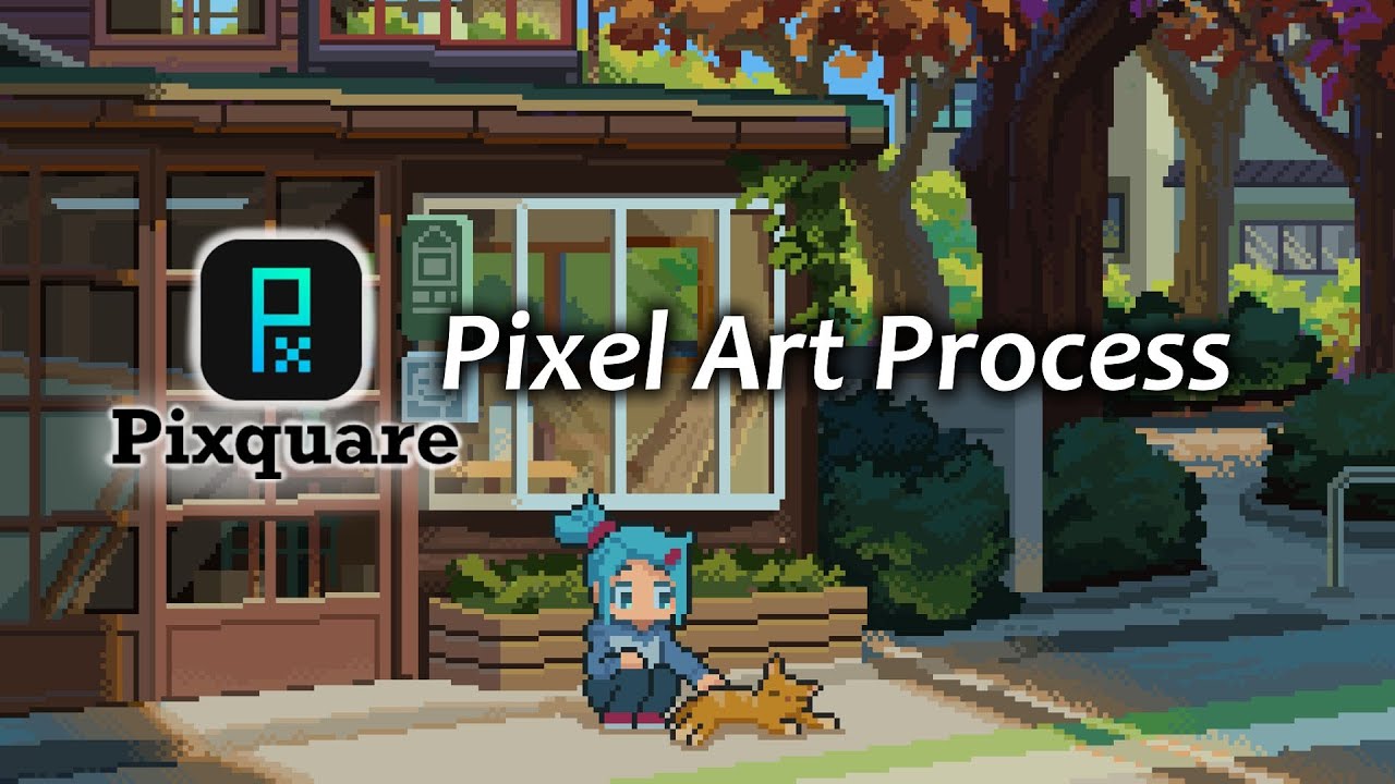 Sun bath | Pixquare Pixel Art Process [075]