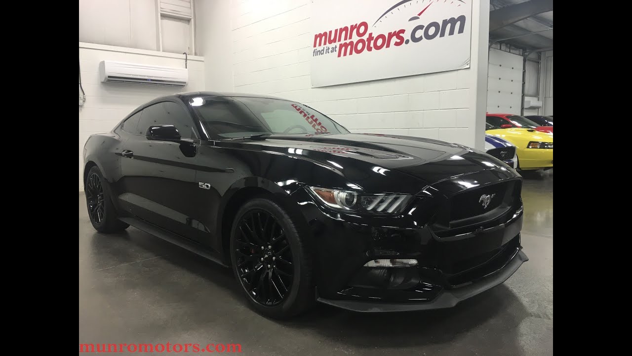 2016 Ford Mustang GT Premium SOLD SOLD SOLD Performance Navigation Black Wheels Munro Motors