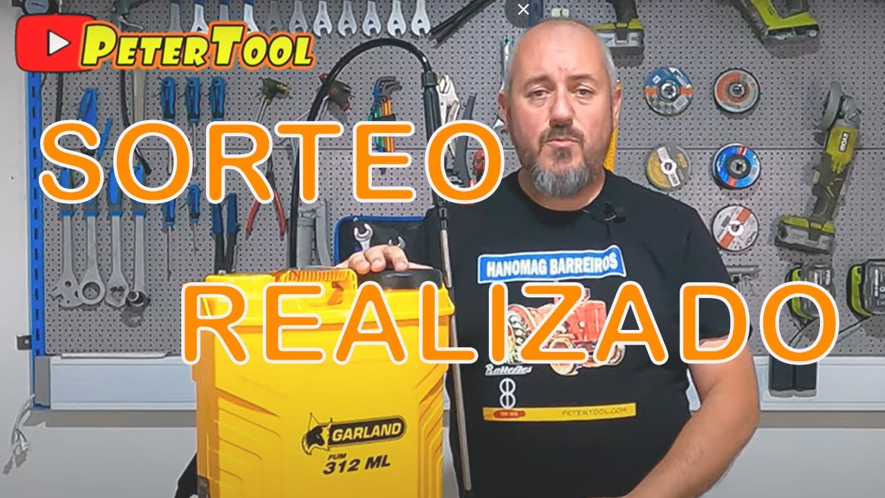 Sorteo del Pulverizador a Bateria Garland.