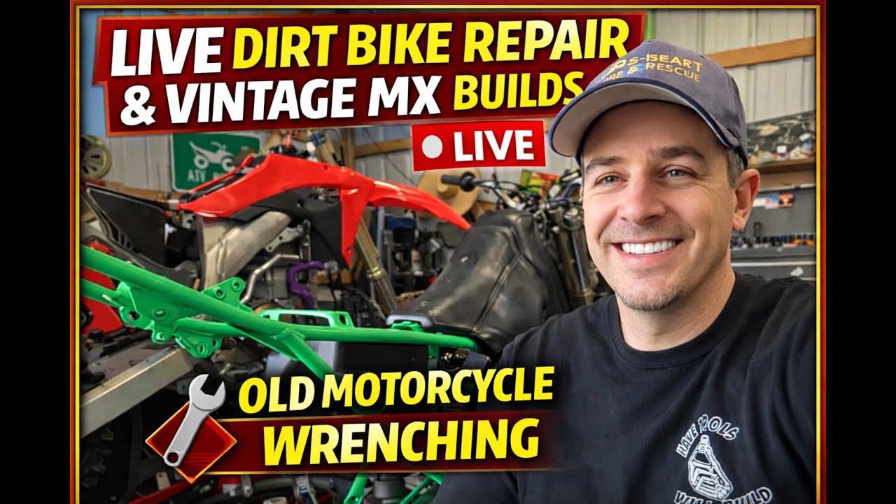 Live Dirtbike Repair: KX250f - eBay - Misc Shop Work