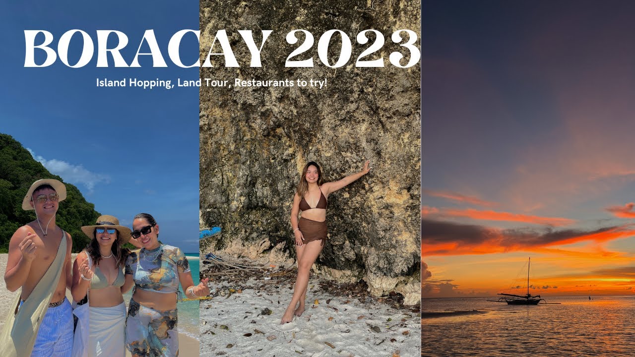 Boracay Vlog 2023: Island Hopping, Land Tour, Restaurants to try! + more | kelsey gonzales