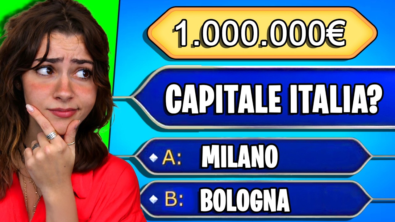 RISPONDO A DOMANDE STUPIDE PER VINCERE 1.000.000€ - CHI VUOLE ESSERE MILIONARIO?