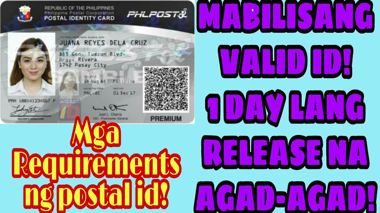 PAANO MAKAKUHA NG POSTAL ID?