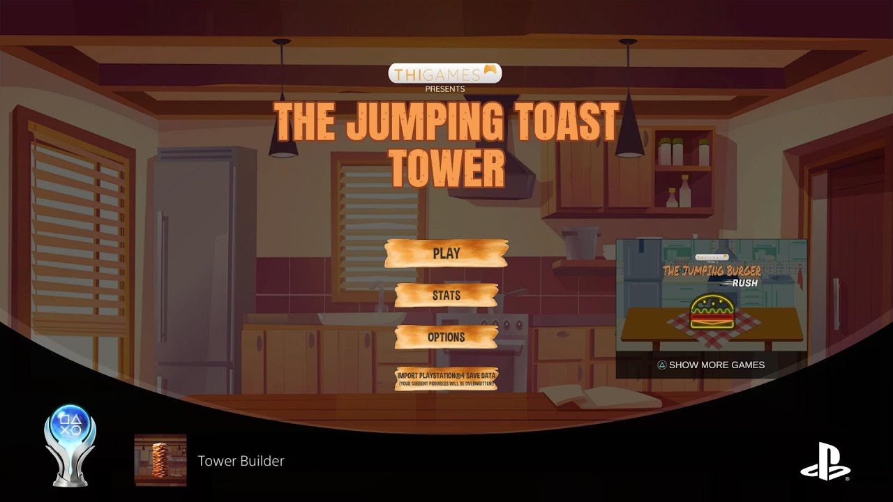 Fastest Platinum Trophy?! 1-Minute Platinum Guide &ndash; The Jumping Toast Tower (PS5/PS4)
