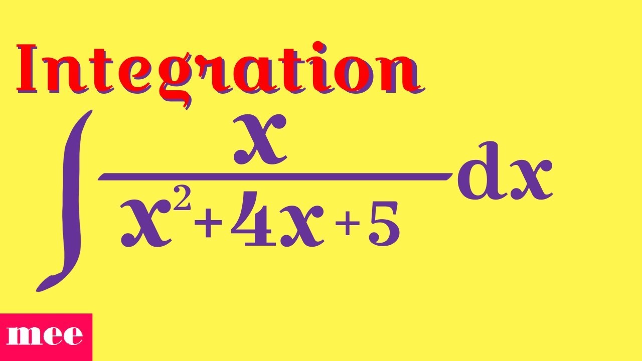 Integral of x/(x^2+4*x+5)