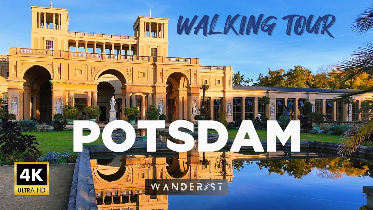 POTSDAM Walking Tour 🇩🇪 4K (2025): Golden Autumn in Sanssouci Park & Historic Old Town