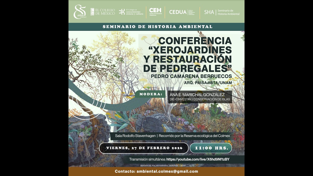 SHA | “Xerojardines y restauración de pedregales”