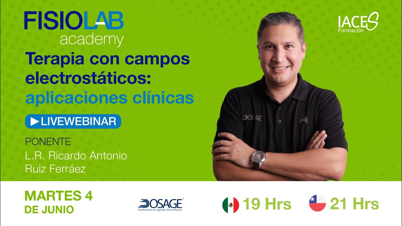 #webinar Terapia con campos electrostáticos: aplicaciones clínicas  #fisiolabacademy