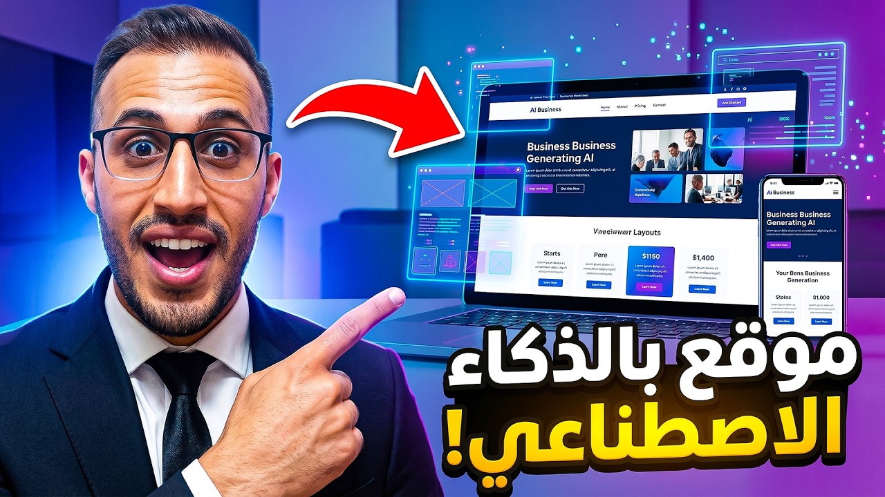طريقة إنشاء موقع إلكتروني بالذكاء الإصطناعي 2026