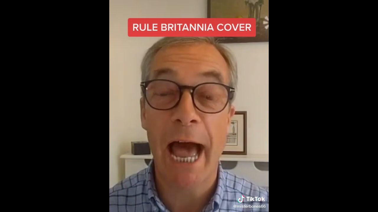 RULE BRITANNIA Nigel Farage cover