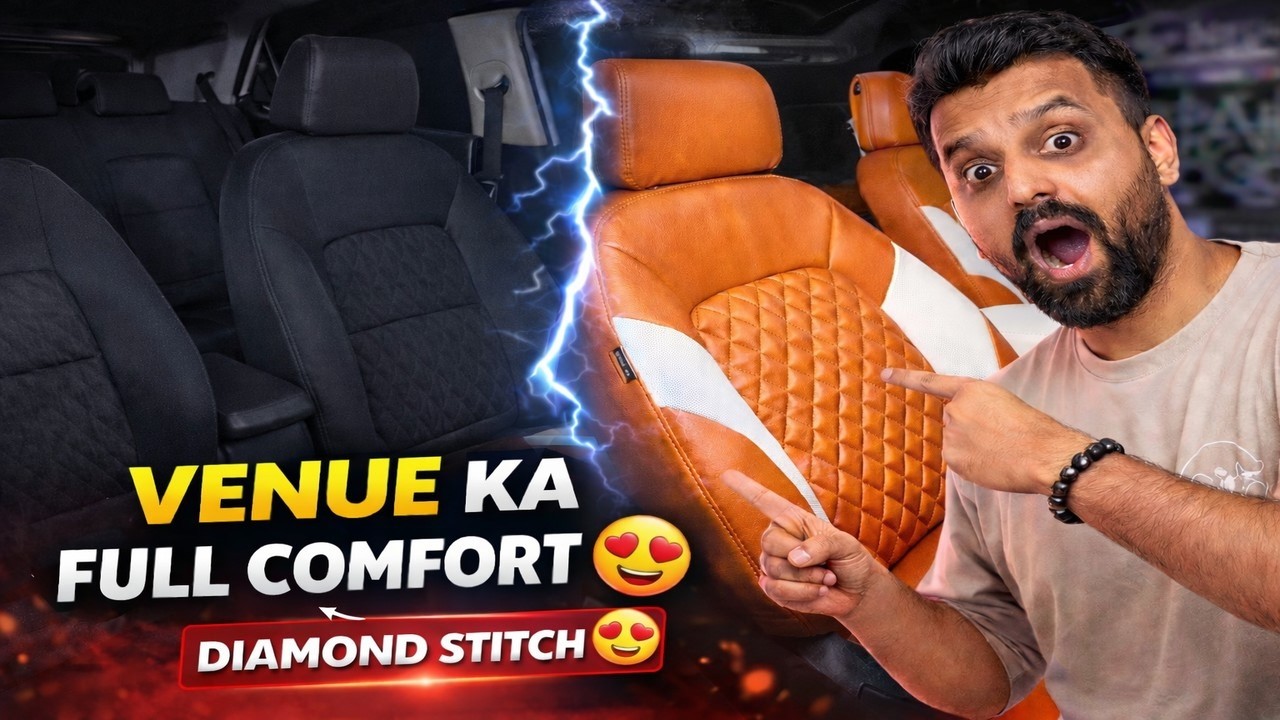 VENUE UPGRADED WITH SEAT COVERS | ULTRA COMFORT SEAT COVERS | @MotoBeast