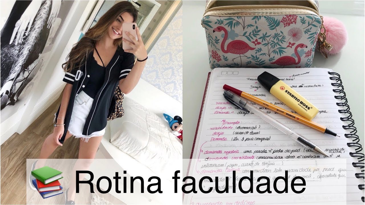 MINHA ROTINA VOLTA ÀS AULAS - FACULDADE