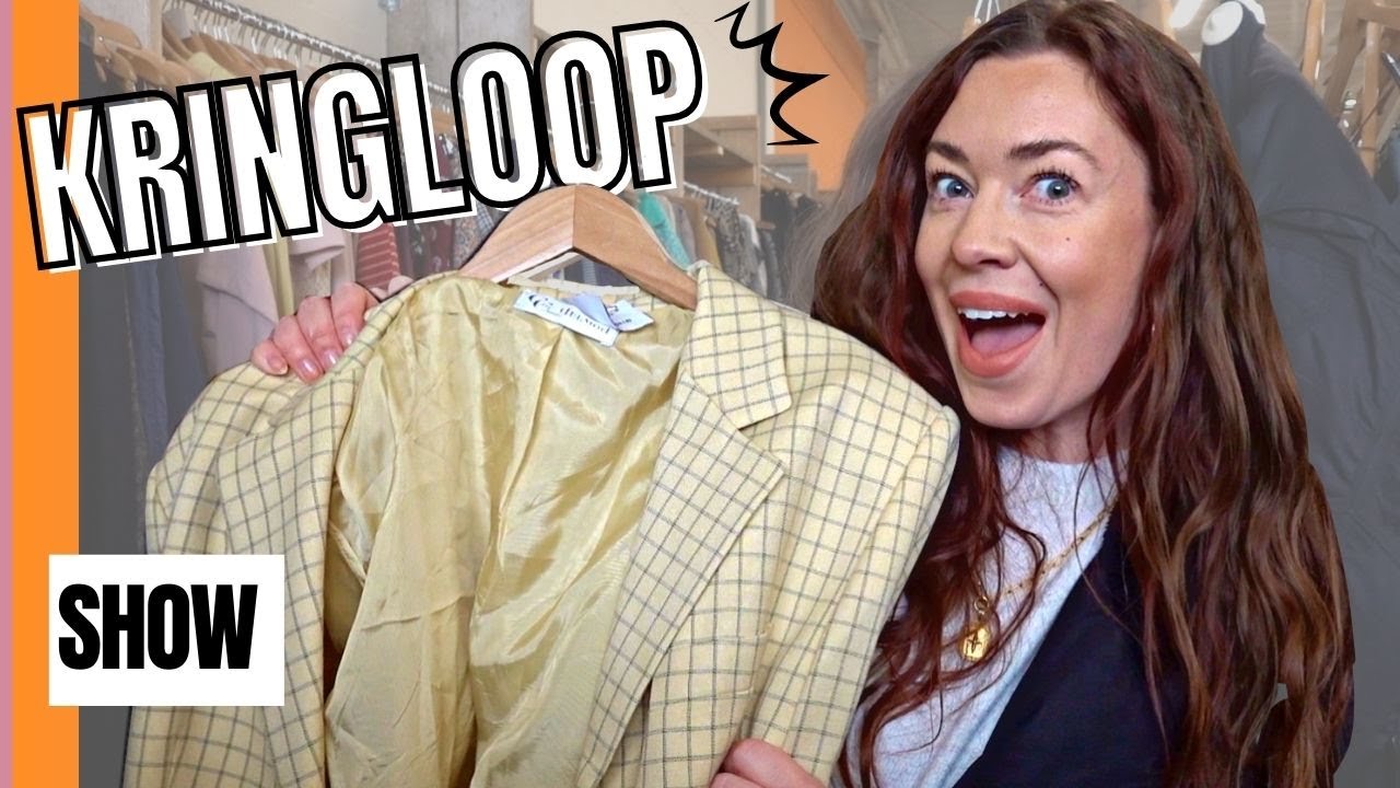 THRIFT SHOP WITH ME * de PERFECTE VINTAGE blazer gevonden* // Kringloop show ♥ iamtheknees