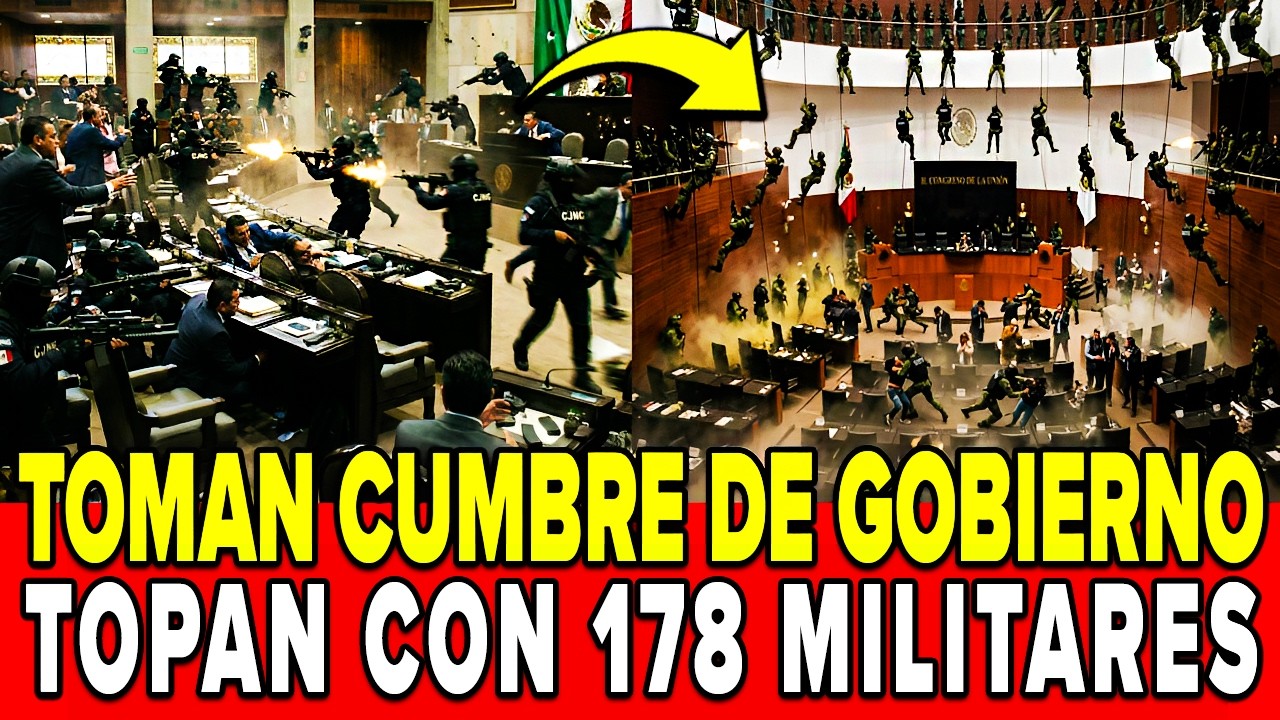&iexcl;TOPONAZO del EJERCITO! El CJNG IRRUMPE en REUNION de GOBIERNO: 178 MILITARES les ESTABAN ESPERANDO