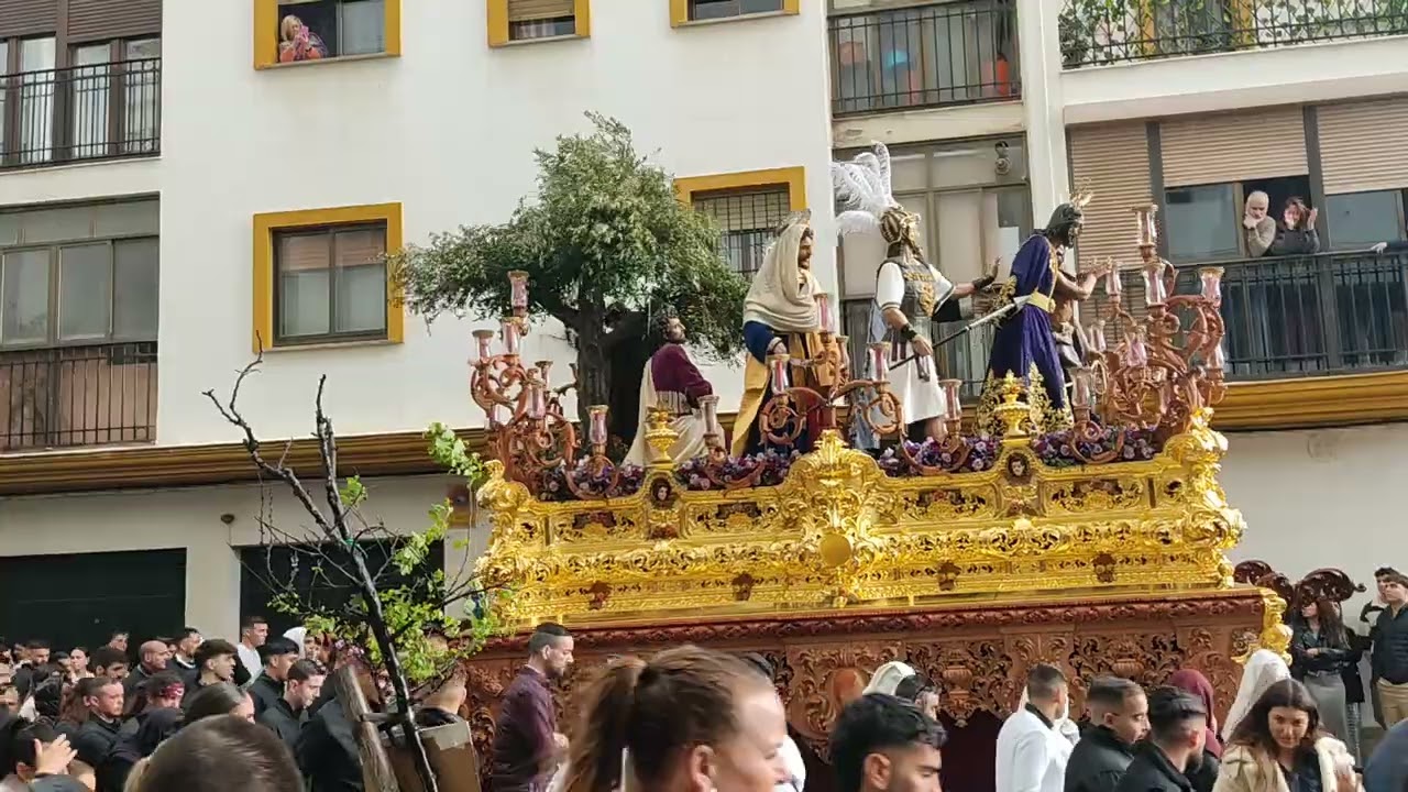 Procesión El Prendimiento de San Fernando 2025 de vuelta su templo por la lluvia