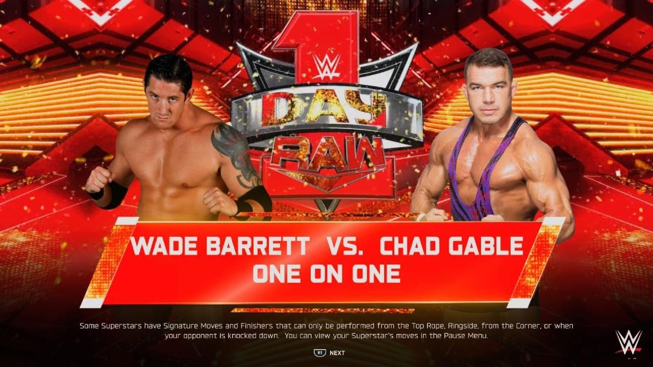 W2K25 - Wade Barrett vs Chad Gable