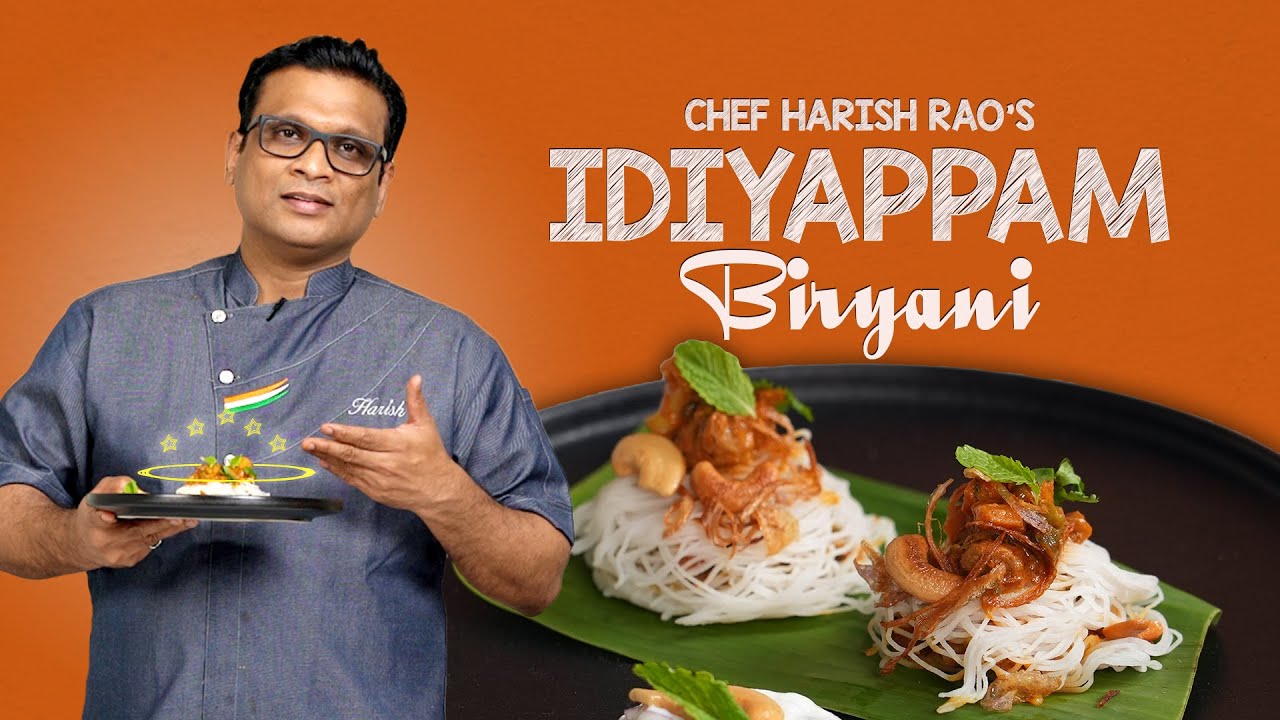 Idiyappam Biryani?😮 Watch how Chef Harish Rao makes the Classic Idiyappam even better! | Cookd