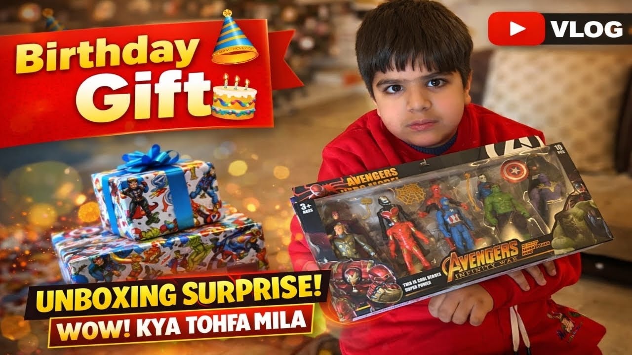 Birthday Gift Surprise 🎁 | Cake Cutting Ceremony 🎂 | Enjoy Dinner with Family & Unboxing Gifts