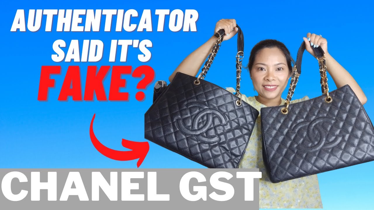 CHANEL GST | GRAND SHOPPING TOTE |  AUTHENTICATOR SAID IT'S FAKE | COMPARISON AND REVIEW