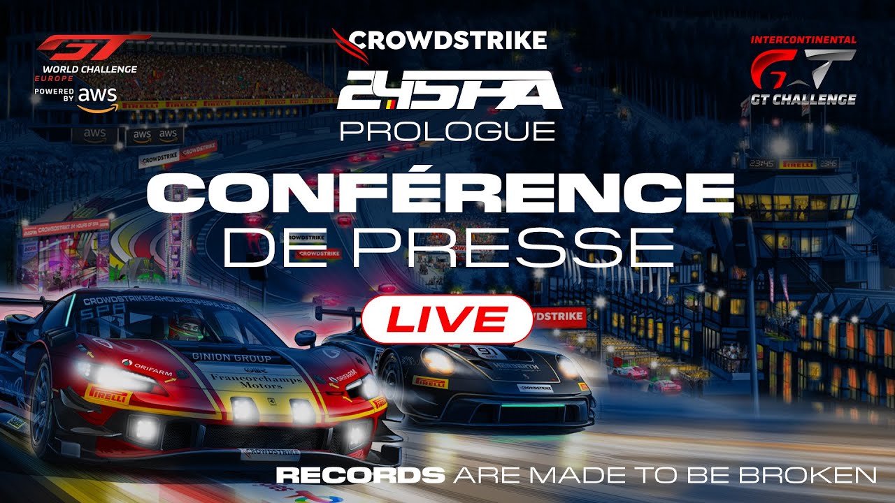 Conférence de Presse - CrowdStrike 24 Hours of Spa 2025