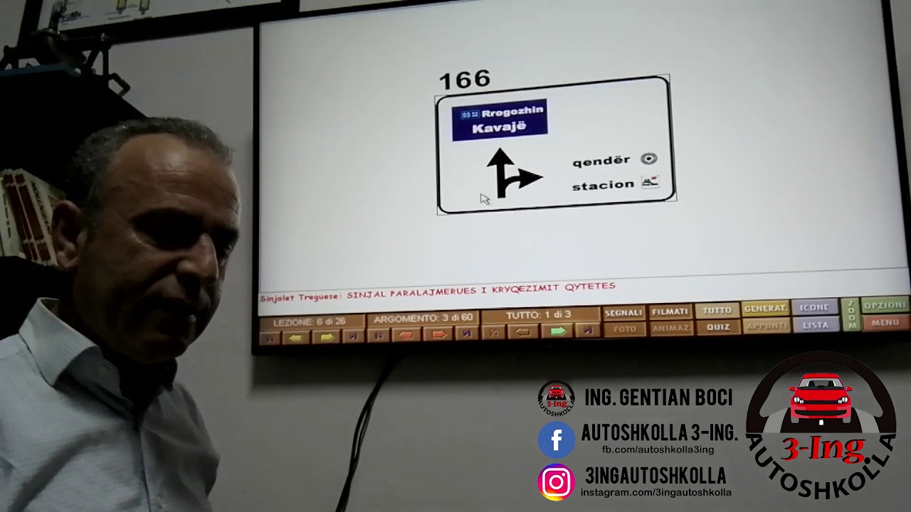 Sinjalet treguese - AutoShkolla 3ING - Ing. Gentian Boçi