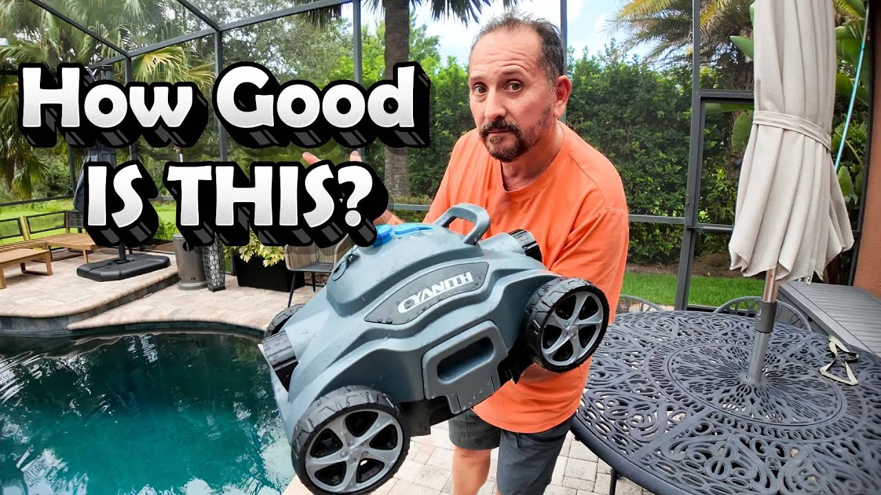 CYANITH Pool Vacuum Review | 110 Mins Cordless Cleaning Power! | Doug & Niki