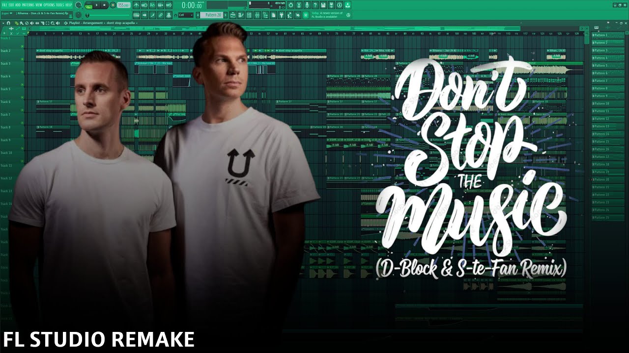 Rihanna - Don't stop the music (D-Block & S-te-Fan Remix) || FL Studio Remake FLP