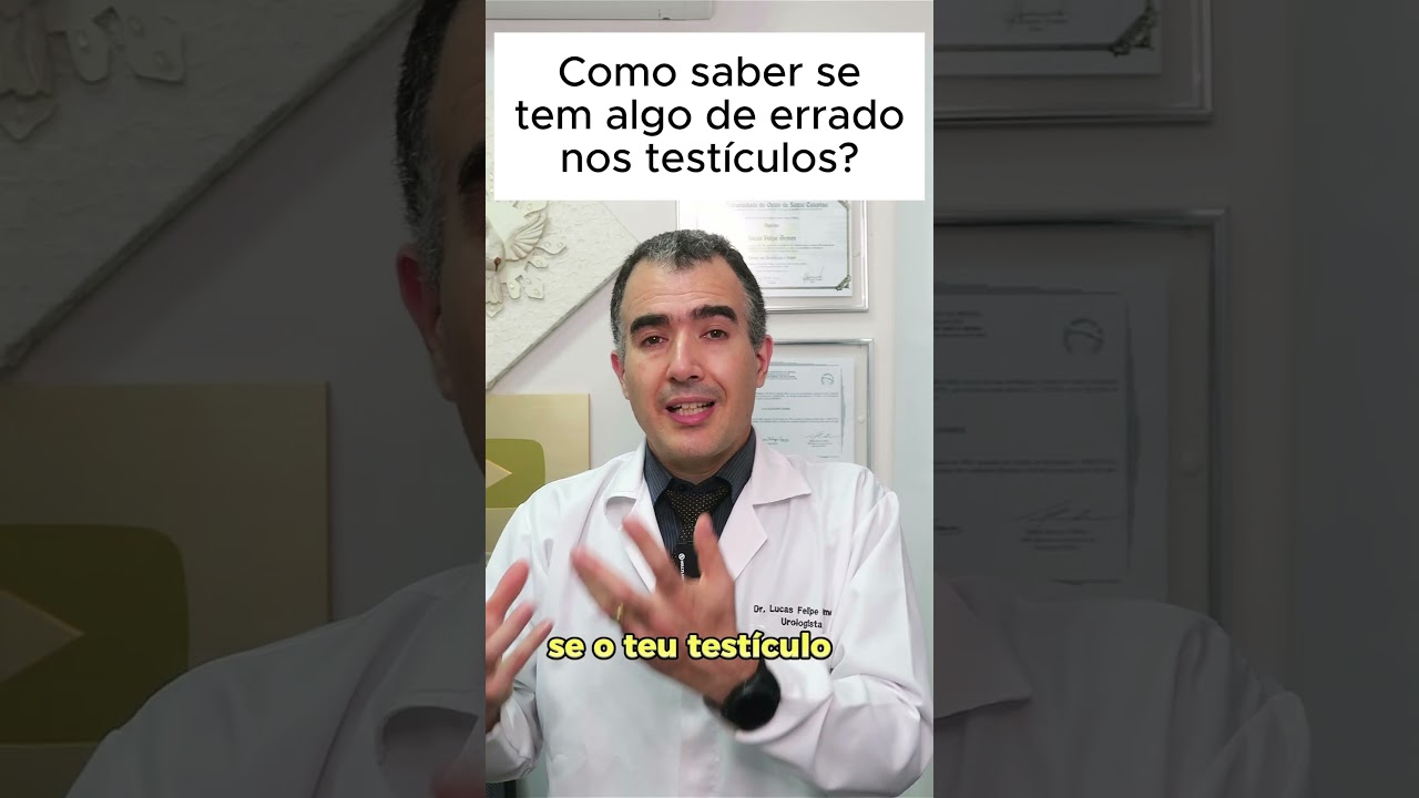 Como saber se tem algo de errado nos test&iacute;culos?