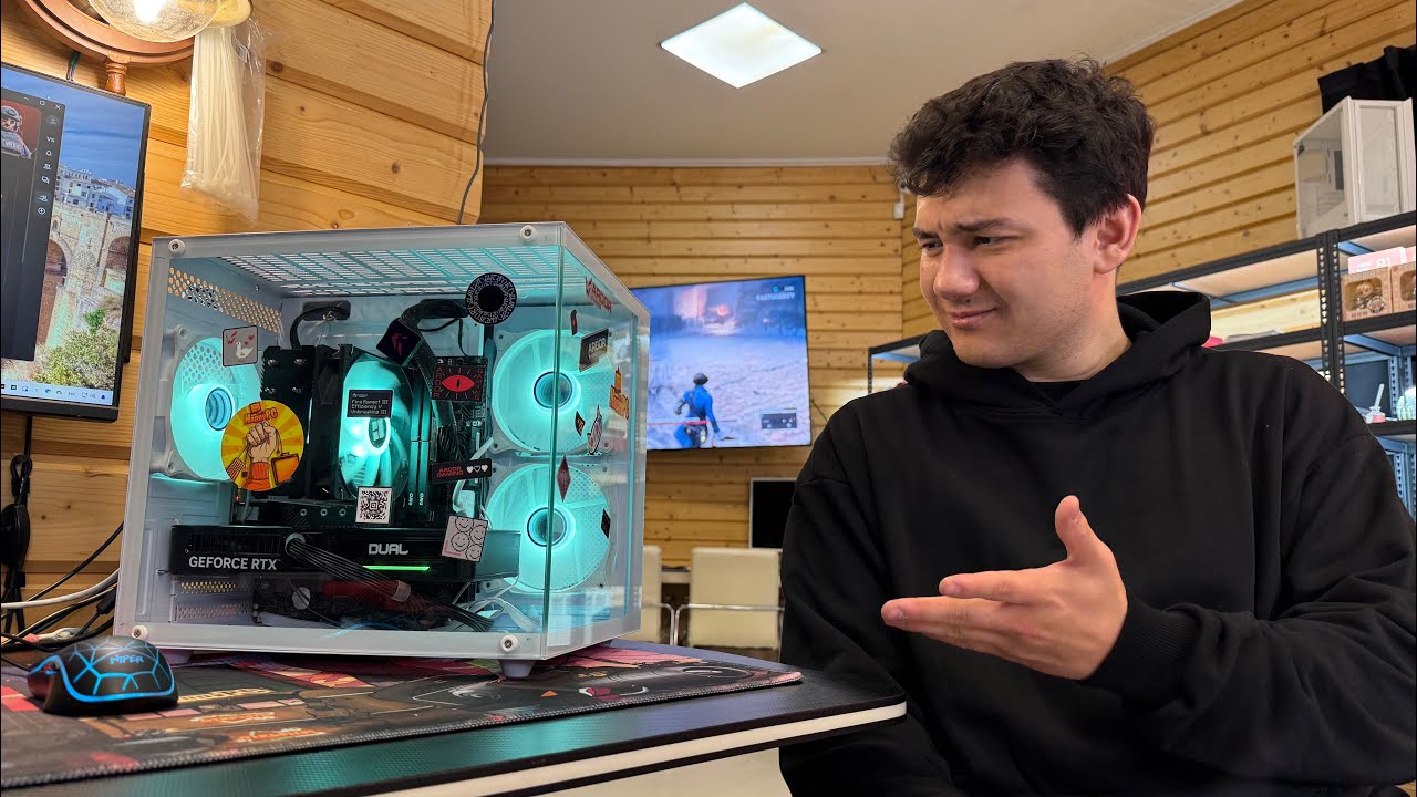 Клиент принес разваливающийся ПК из Киргизии! Ремонт за 1000 рублей! 😱🤬#happypc 