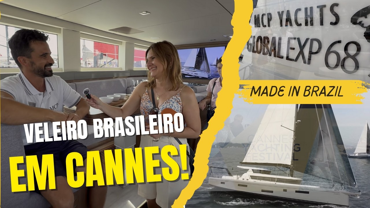 Mega Surpresa - Um veleiro brasileiro sensacional em Cannes
