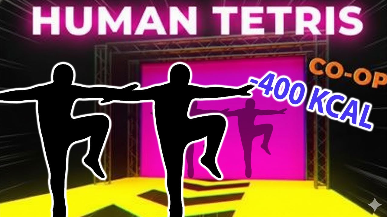 Couple's Reflex Test Gone VIRAL | HUMAN TETRIS | -400 kcal Burn Immersive InteractiveChallenge