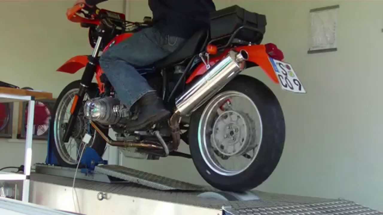 BMW GS 1070cc auf dem Leistungsprüfstand