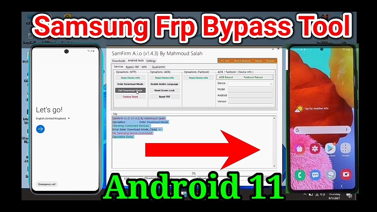 Samsung Frp Bypass Tool 2021 | Android 11 Frp Bypass Tool | Samfirm tool v1.4.3