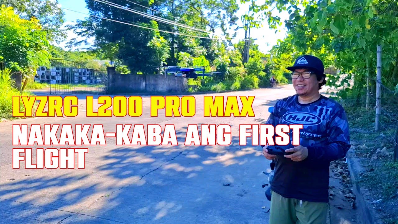 LYZRC L200 PRO MAX - First flight using remote control only