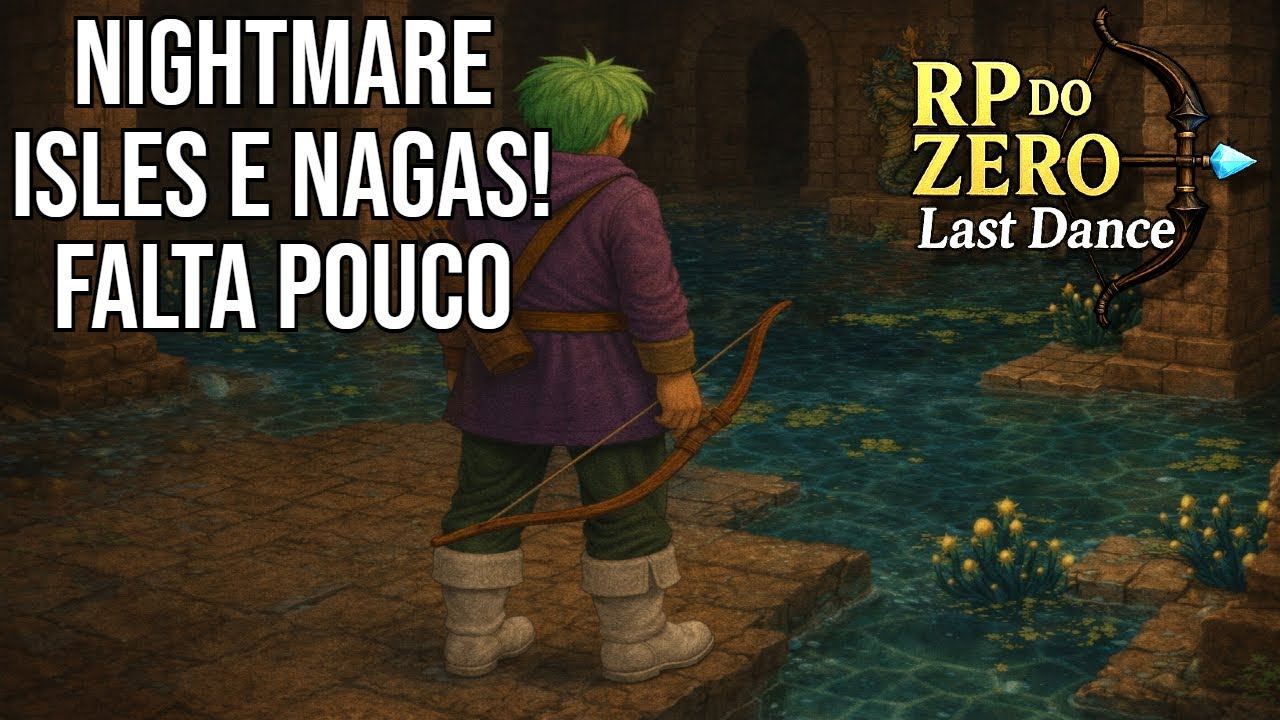 Tibia | NÃO AGUENTO MAIS CAÇAR NAGAS - RP DO ZERO: Last Dance #23