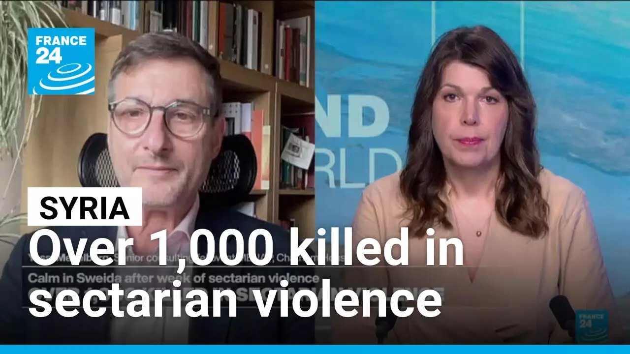 Over 1,000 killed in sectarian violence in Syria&rsquo;s Sweida &bull; FRANCE 24 English