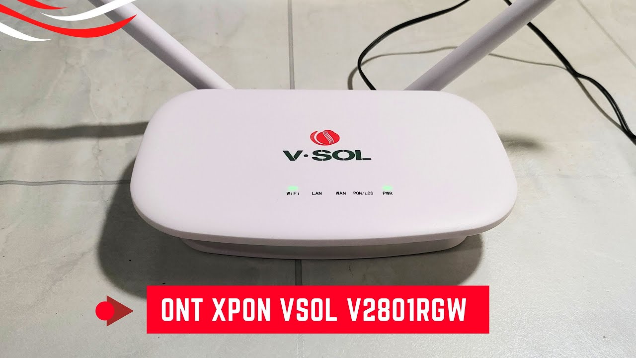 ONT XPON POSTEL VSOL V2801RGW Serbaguna Bisa PPPoE & Hotspot sekaligus!