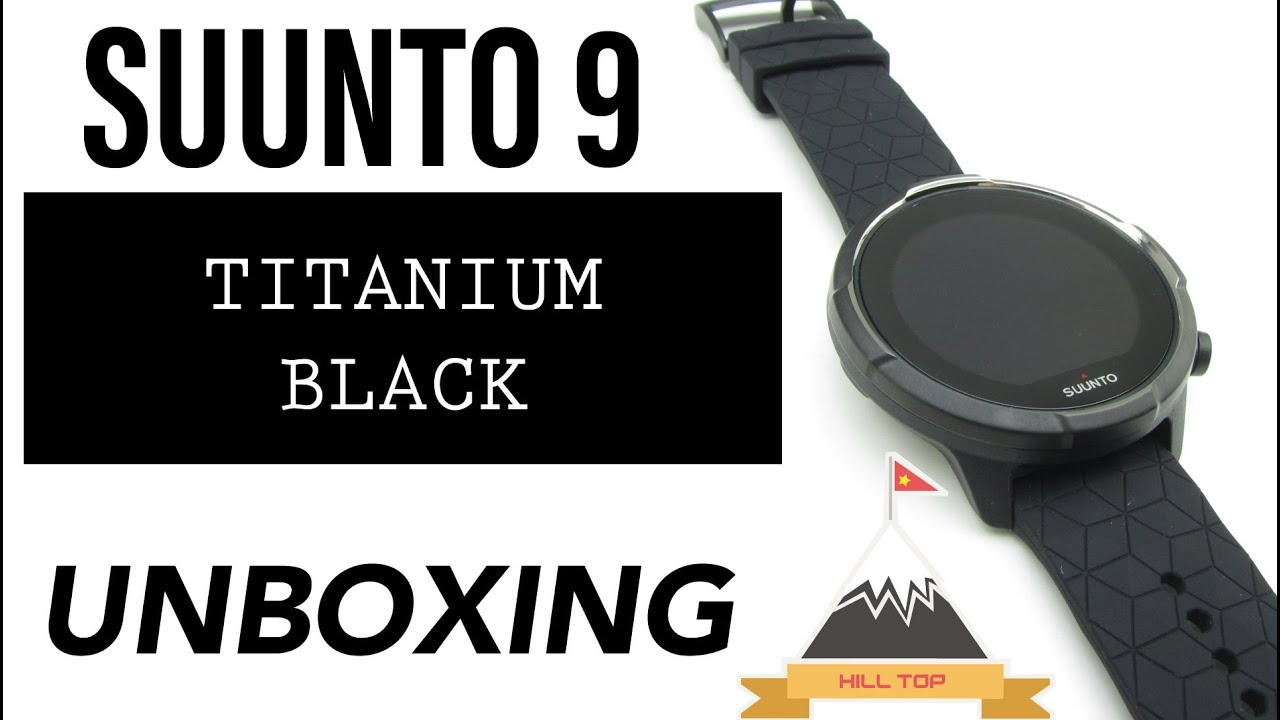 Suunto 9 G1 Baro Titanium Black Unboxing HD (SS050145000)
