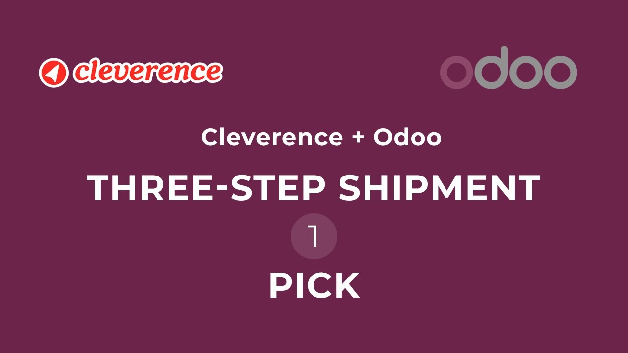 Odoo + Cleverence Inventory: Automating the PICK Process (3-Step Shipping, Part 1)
