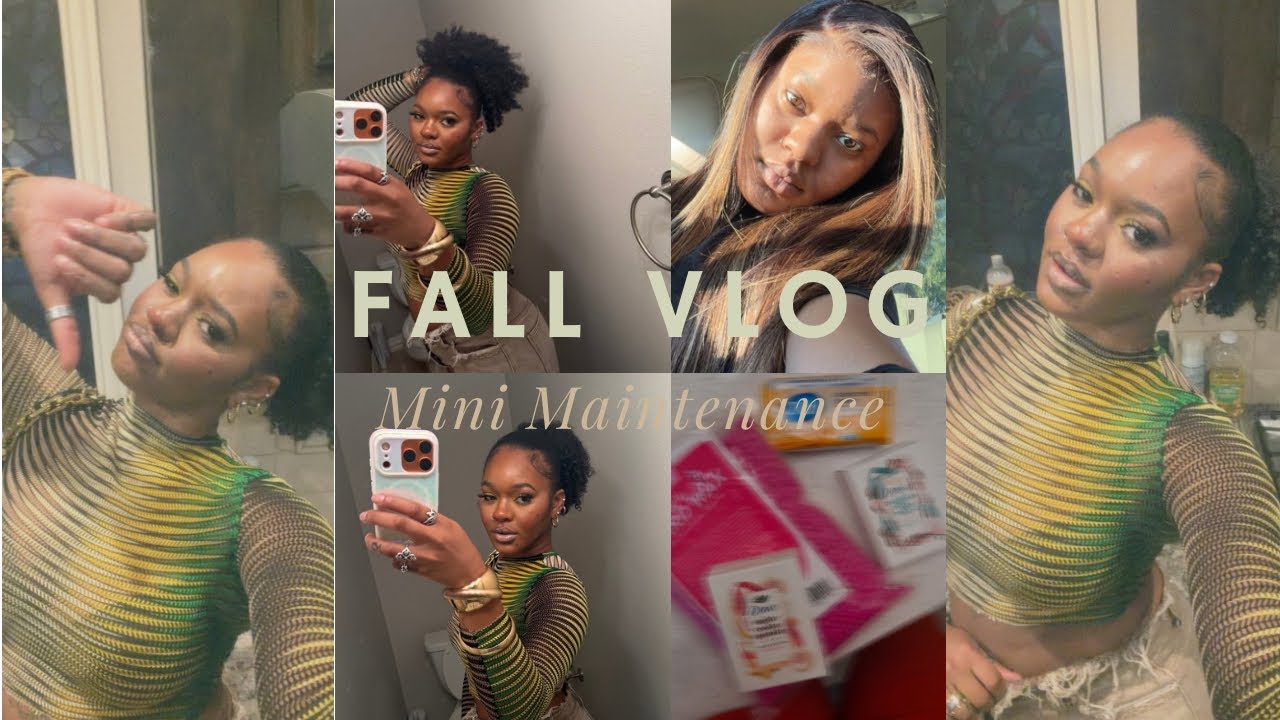 Fall vlog : mini maintenance hair + wax + mask , Black Friday shopping , friend bday outing & more