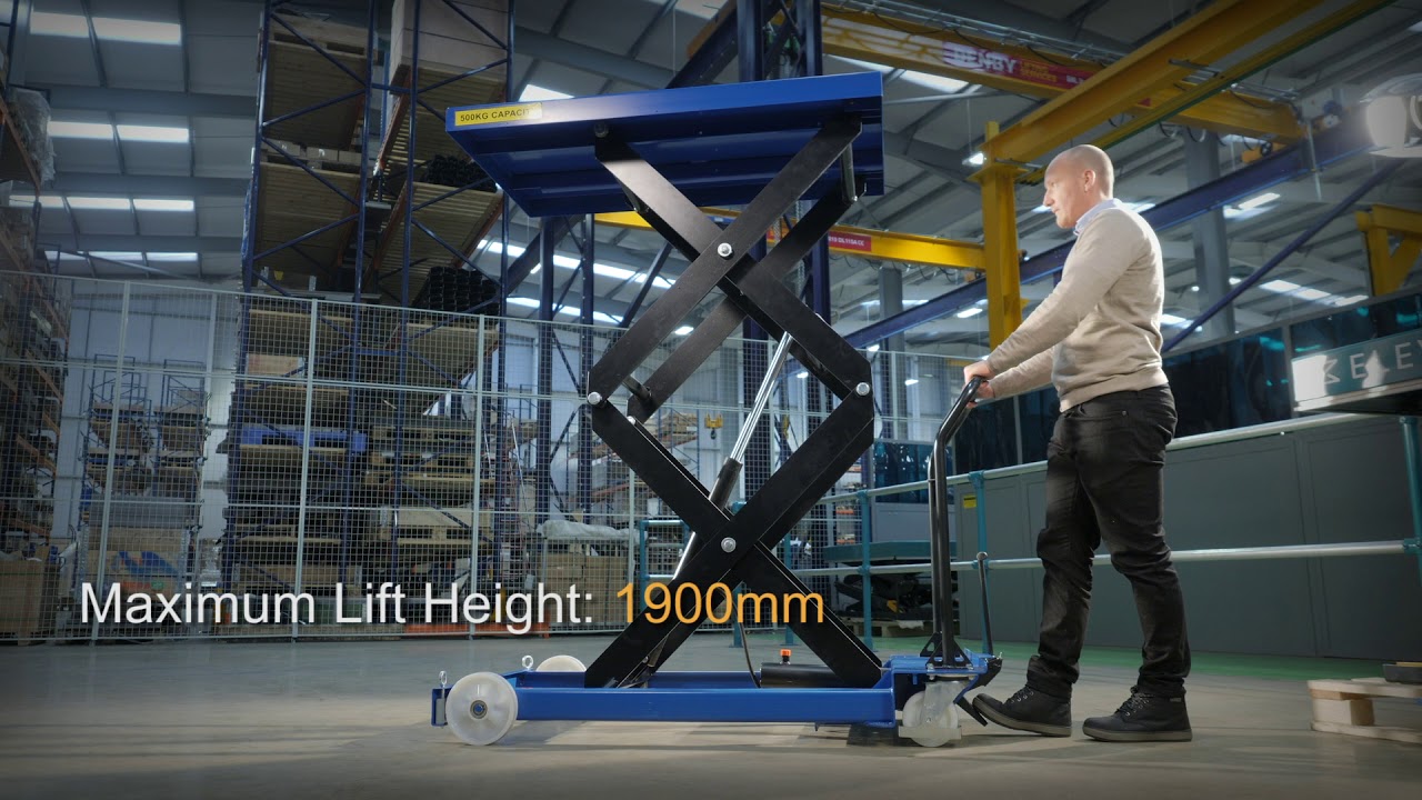 500kg Hydraulic Scissor Lift Table - SC-500-D-M