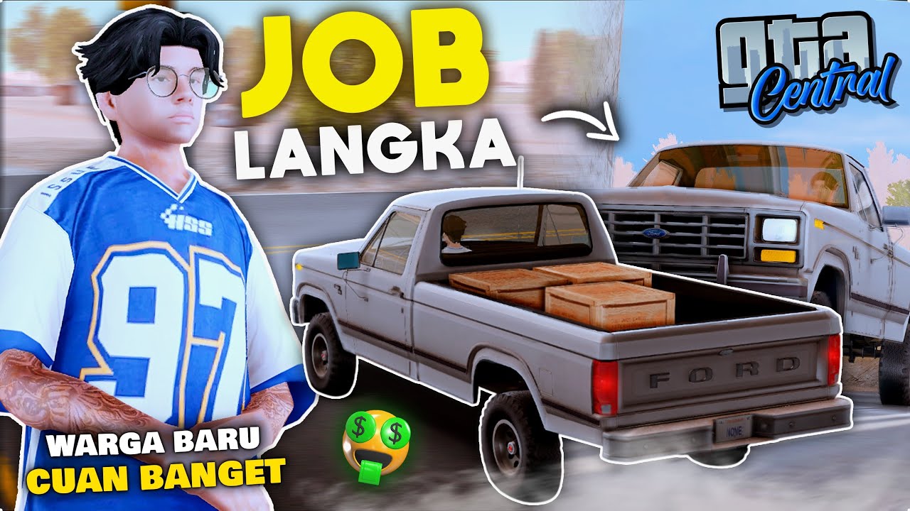 AKU MENEMUKAN JOB GACOR JARANG DI KETAHUI DI SERVER GTA CENTRAL ROLEPLAY !! - GTA SAMP ROLEPLAY