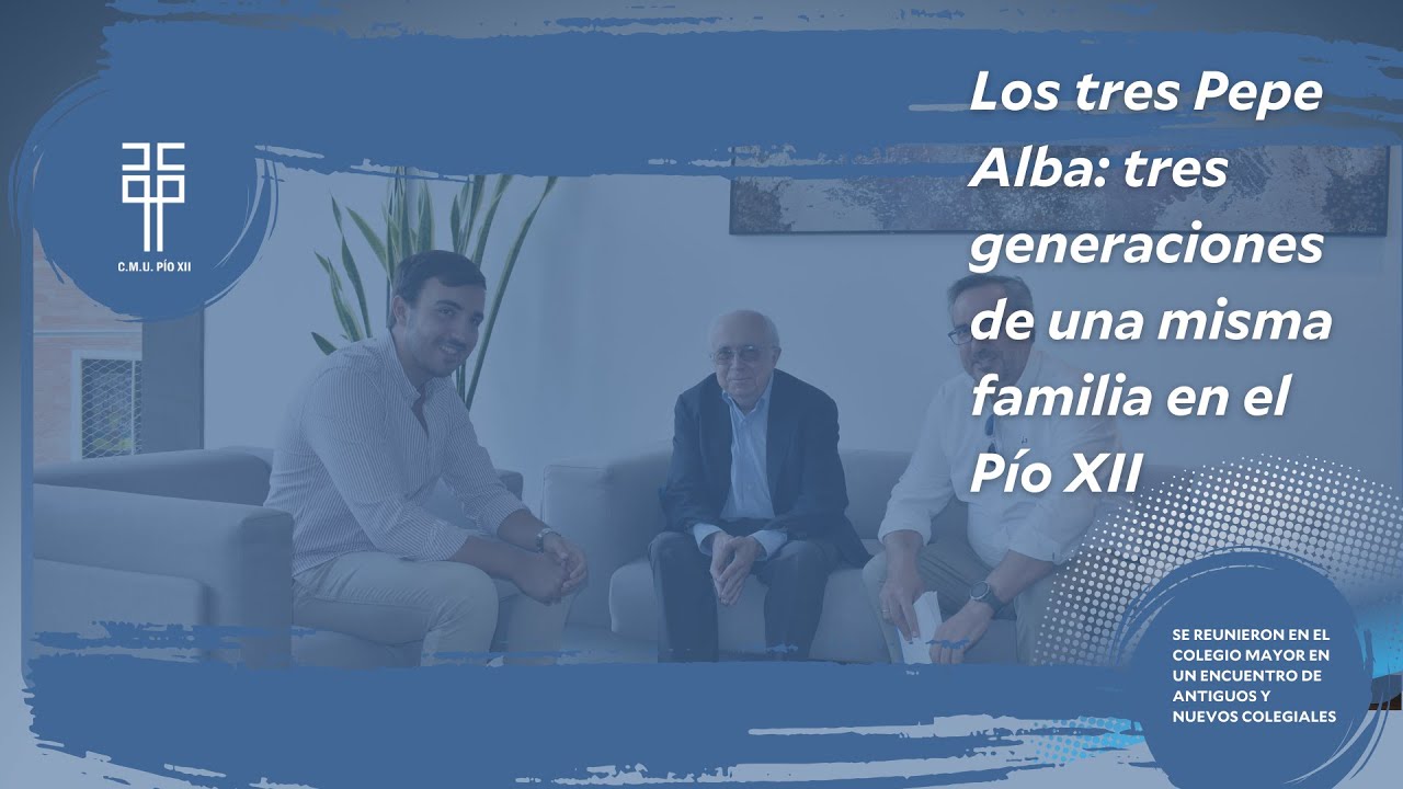 Los tres Pepe Alba: tres generaciones en el Pío XII