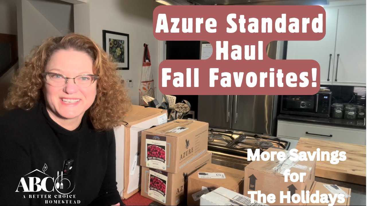 ▶ Запасаемся Azure Standard: осенний праздничный шопинг