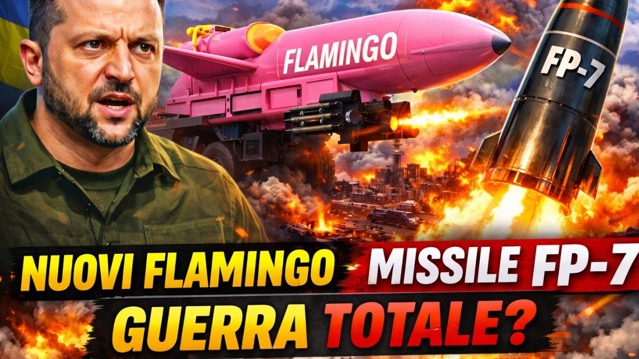 Ucraina, nuovi “Flamingo” e missile FP-7: Zelensky accelera la guerra?