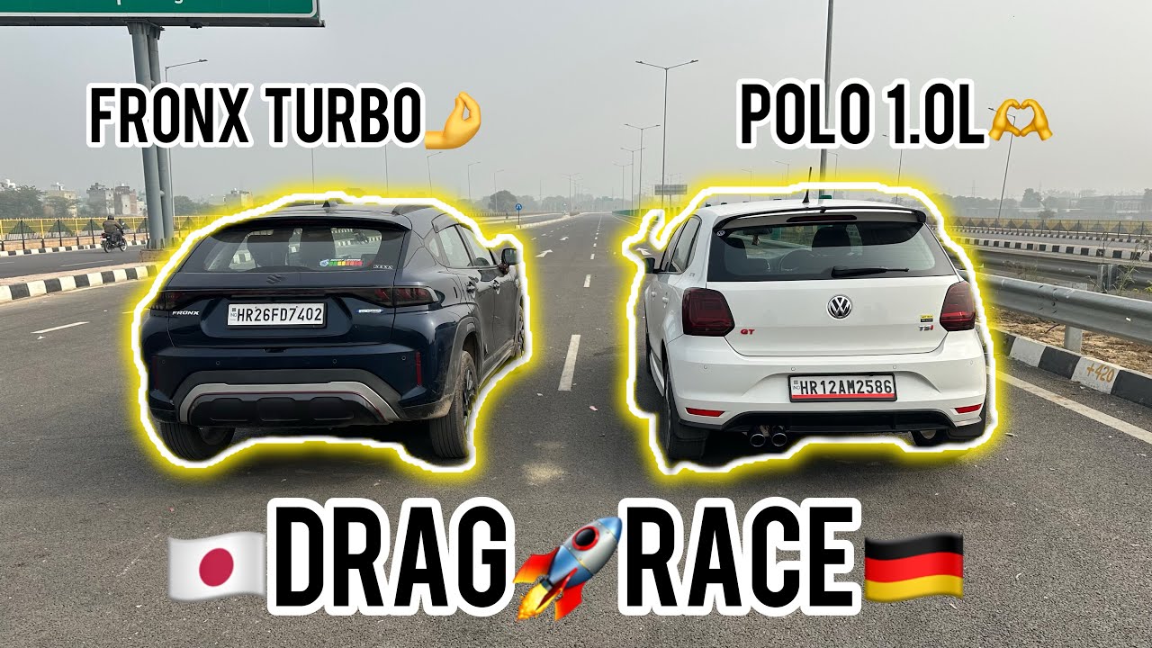FRONX TURBO vs POLO 1.0L and 1.2L tsi! DRAG RACE! Fronx op🤌 #fronx #pologt #dragrace