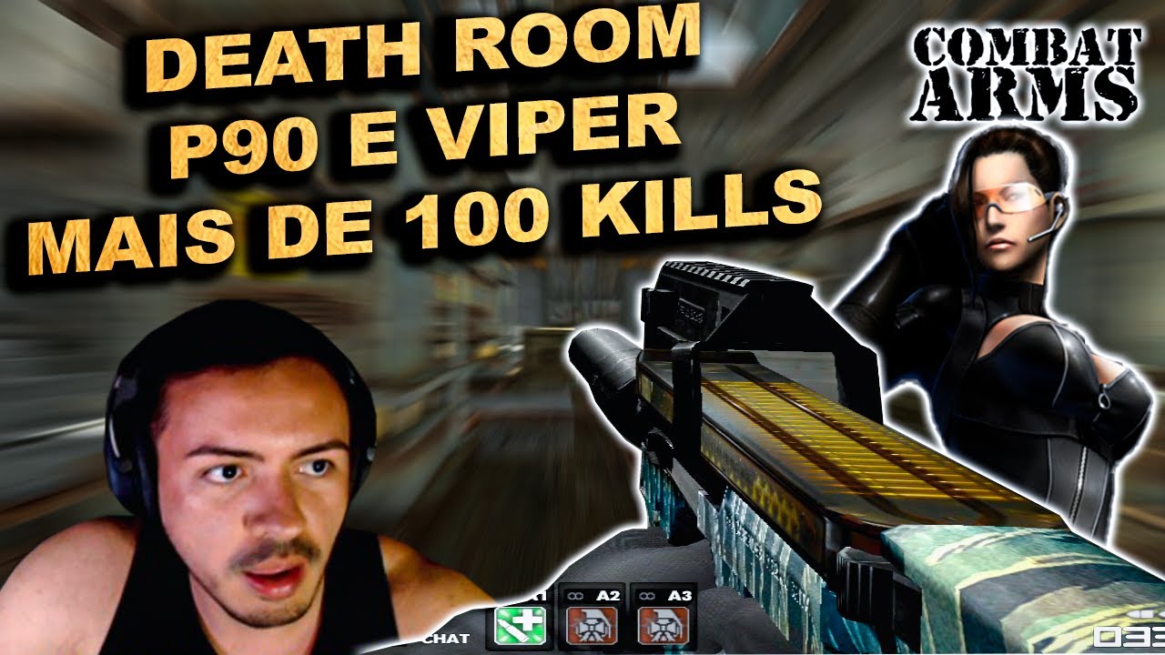 COMBAT ARMS || DEATH ROOM CAP BANDEIRA COM MAIS DE 100 KILLS