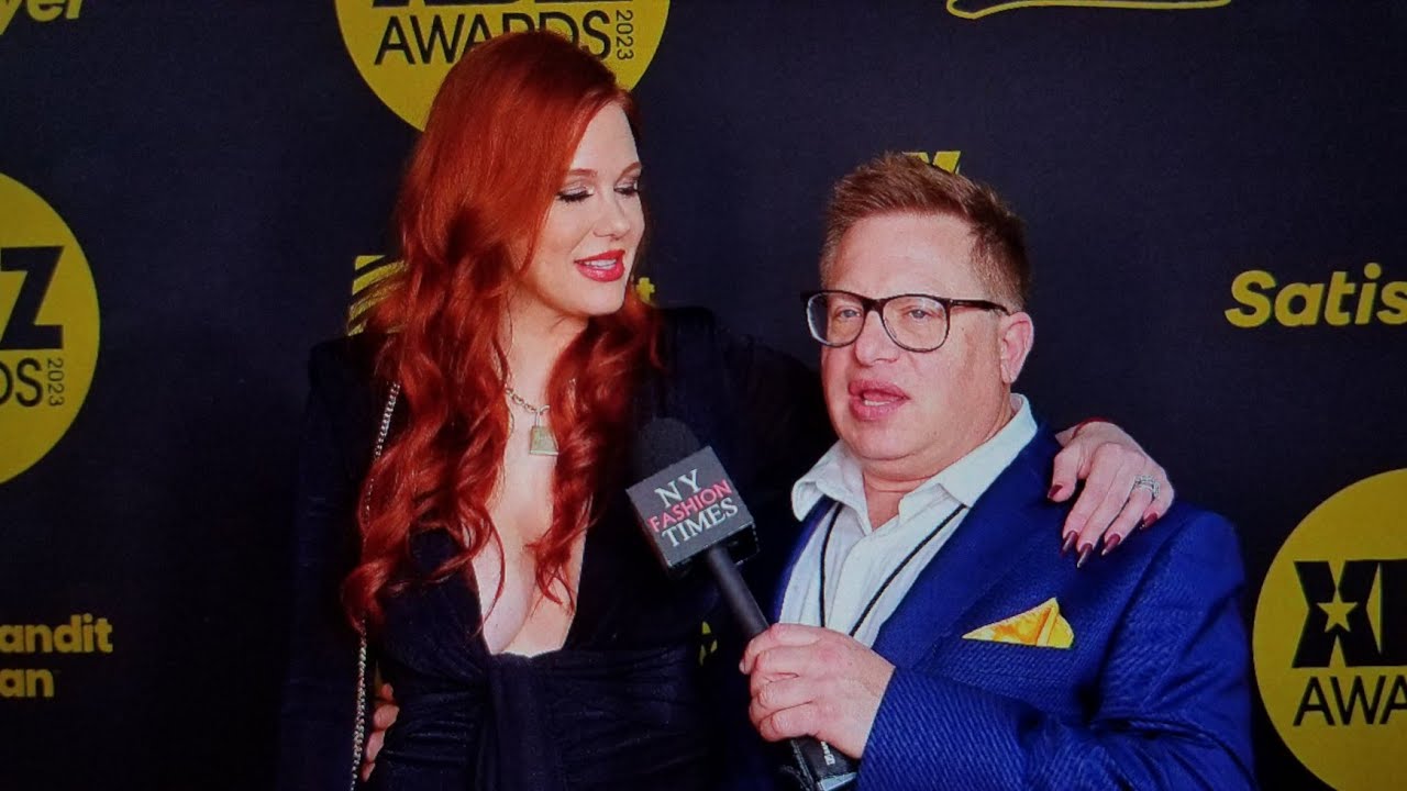Maitland Ward on the red carpet at the Xbiz Awards in Los Angeles, CA