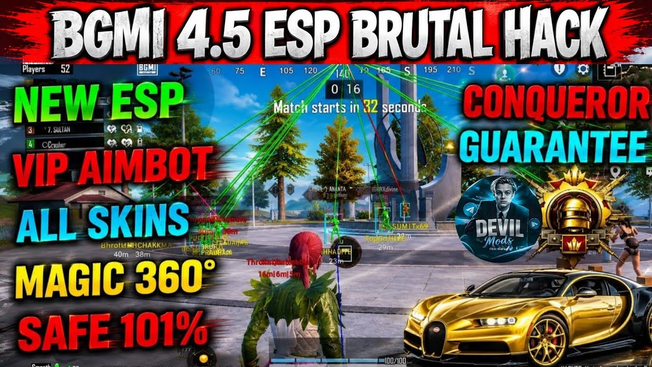 BGMI HACK 4.5 | BGMI 4.5 MOD APK | BGMI ESP HACK | BGMI NEW HACK TODAY | HOW TO HACK BGMI HACK