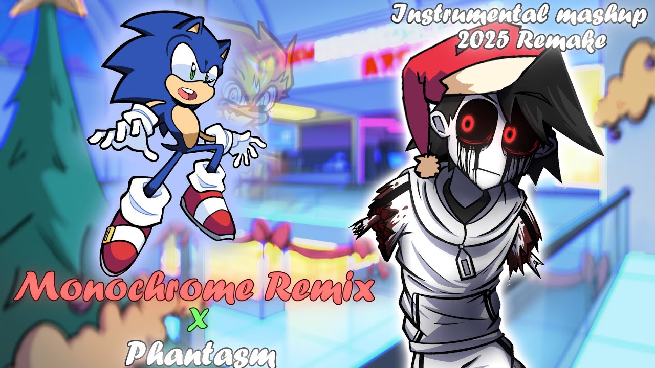 🎄FnF Christmas Mashup Special🎄Monochrome Remix X Phantasm Remix Instrumental 2025 Remake!!